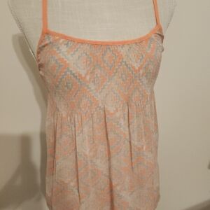 Princess Vera Wang Orange and Gray Camisole